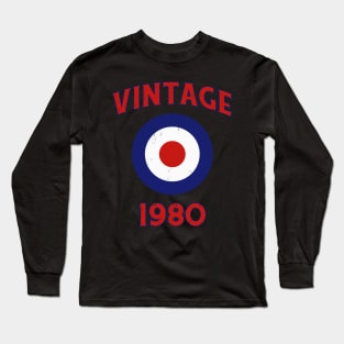 Mod Vintage 1980 Long Sleeve T-Shirt